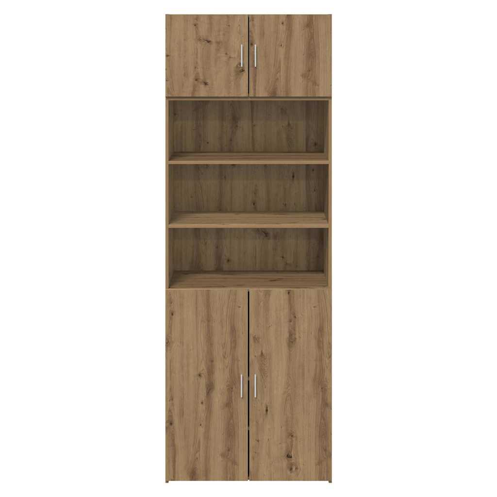 Opbevaringsskab Vægmonteret Artisan Egetræ 80 x 42,5 x 225 cm