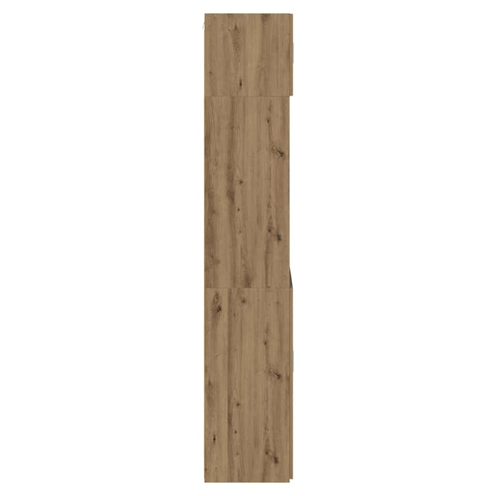 Opbevaringsskab Vægmonteret Artisan Egetræ 80 x 42,5 x 225 cm