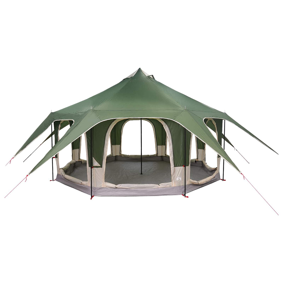 Familietelt Grøn 5-personers 185T Polyester med PU Coating