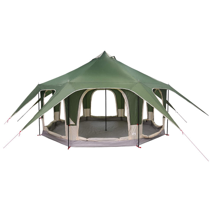 Familietelt Grøn 5-personers 185T Polyester med PU Coating