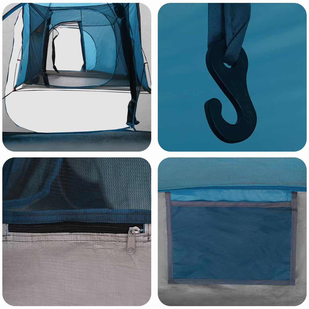 Tunneltelt Blå 520 x 260 x 175 cm 185T Polyester med PU Coating