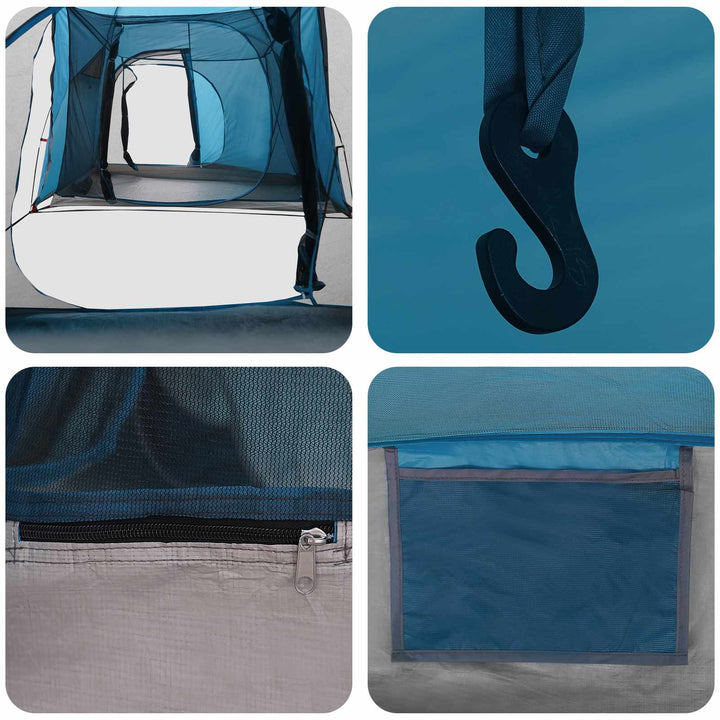Tunneltelt Blå 520 x 260 x 175 cm 185T Polyester med PU Coating