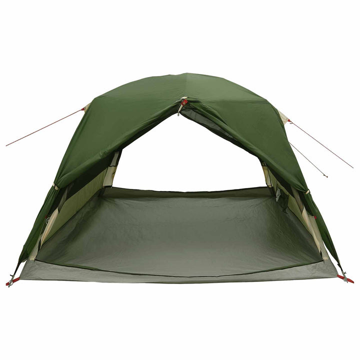 Backpacking Telt Grøn 2-personers 185T Polyester med PU Coating