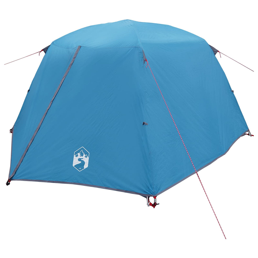 Backpacking Telt Blå 2-personers 185T Polyester med PU Coating