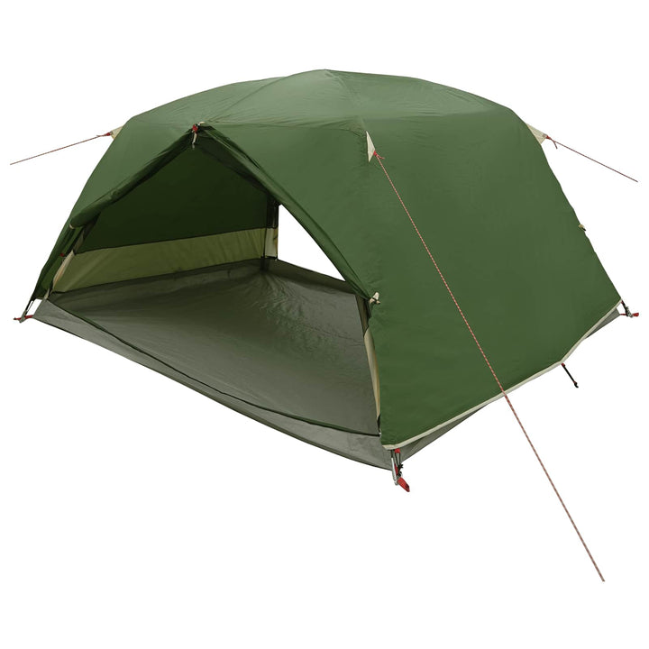 Backpacking Telt Grøn 4-personers 185T Polyester med PU Coating