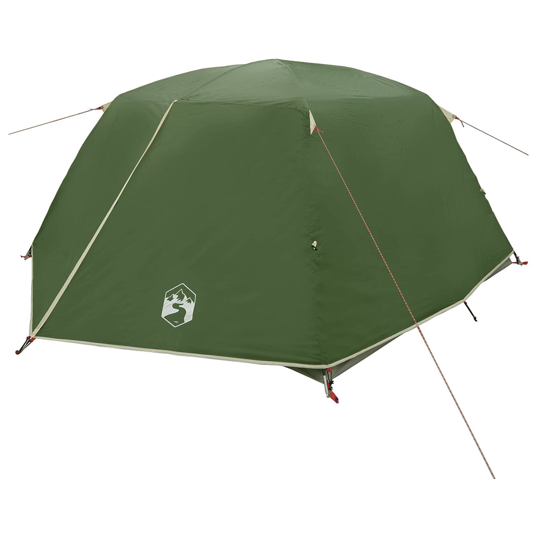 Backpacking Telt Grøn 4-personers 185T Polyester med PU Coating