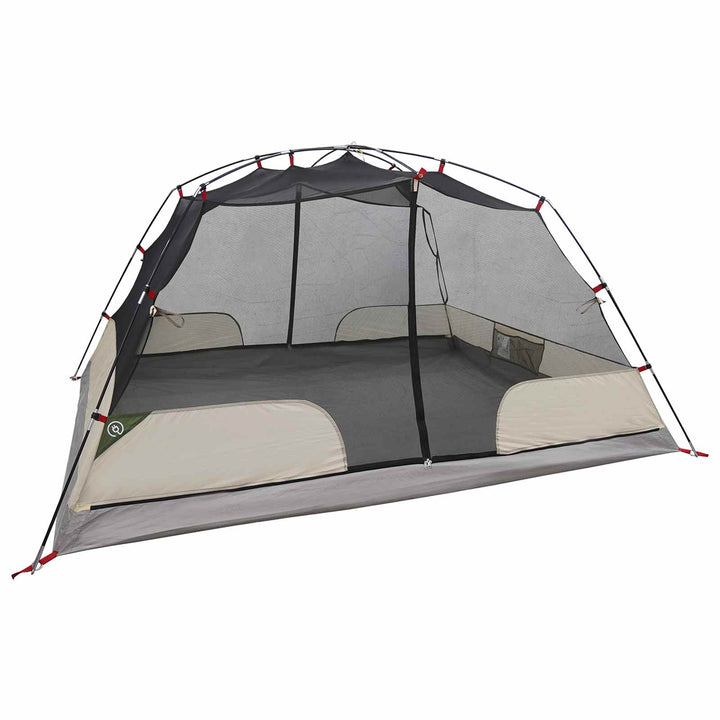 Backpacking Telt Grøn 4-personers 185T Polyester med PU Coating