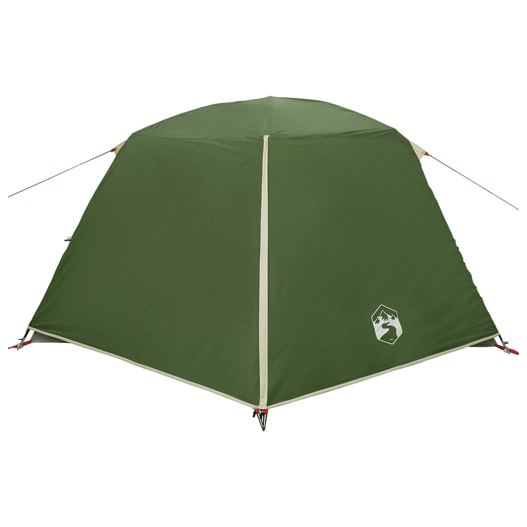 Backpacking Telt Grøn 4-personers 185T Polyester med PU Coating