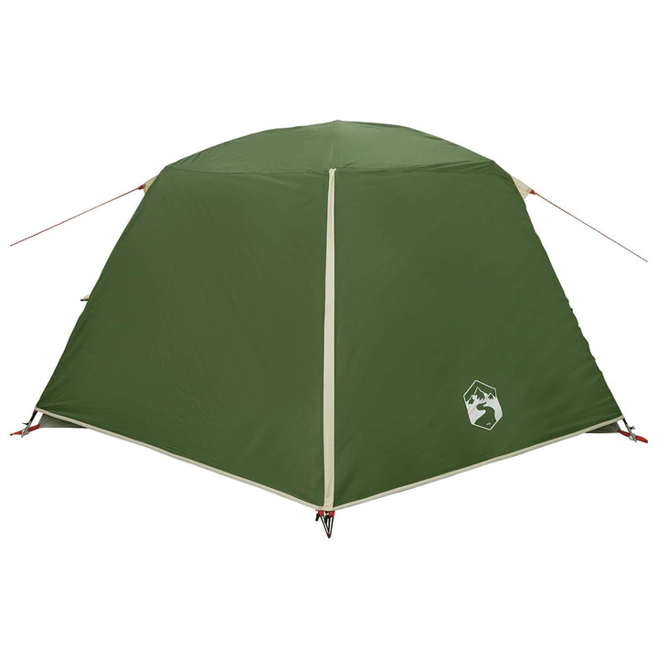 Backpacking Telt Grøn 4-personers 185T Polyester med PU Coating