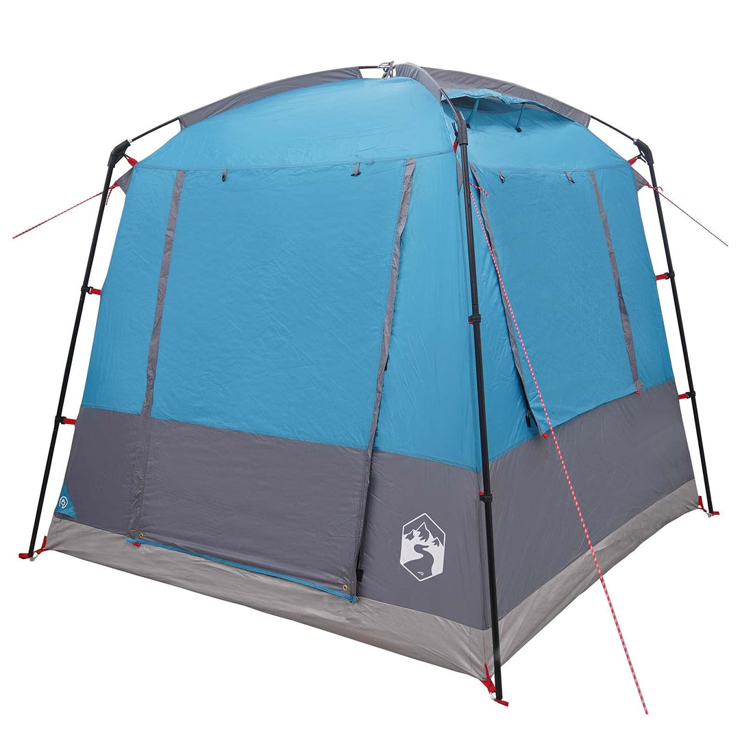 Party Tent Blå 4-personers 185T Polyester med PU Coating