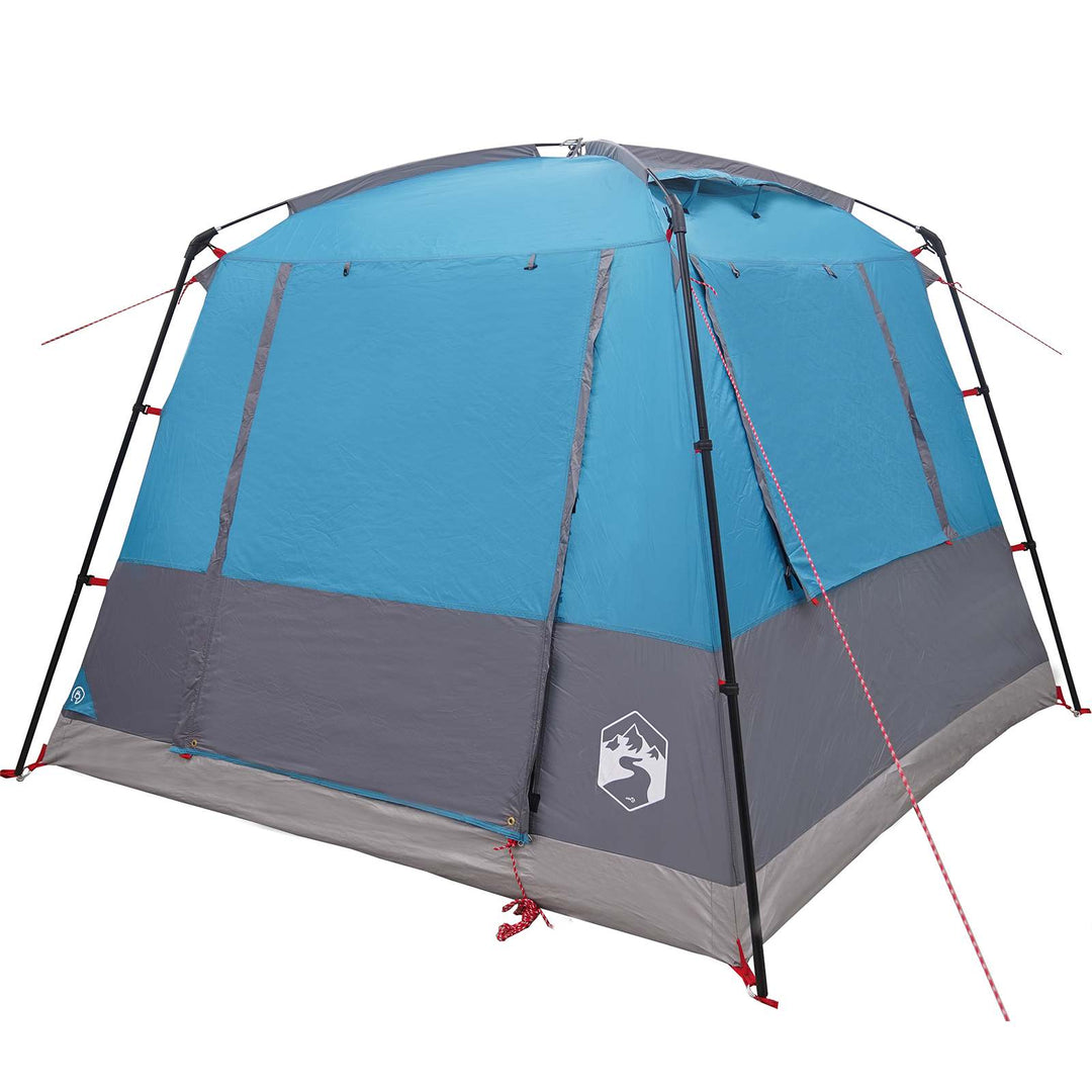 Party Tent Blå 10-personers 185T Polyester med PU Coating