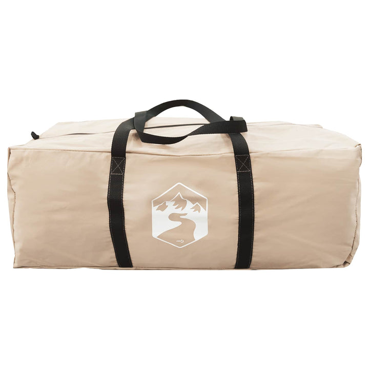 Hyttetelt Cremefarvet 340 x 246 x 210 cm Polybomuld