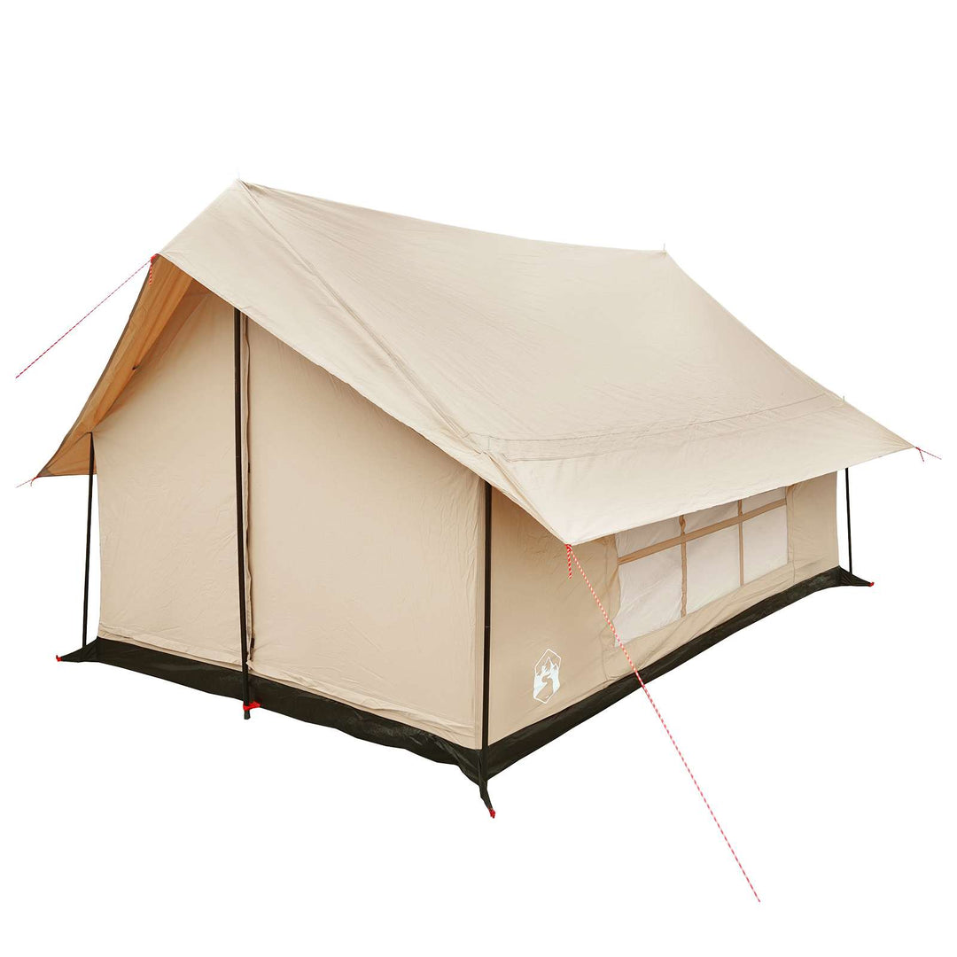 Hyttetelt Cremefarvet 340 x 246 x 210 cm Polybomuld