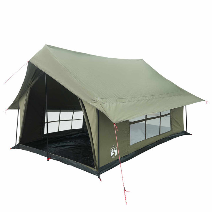 Hyttetelt Army Grøn 340 x 246 x 210 cm Polybomuld