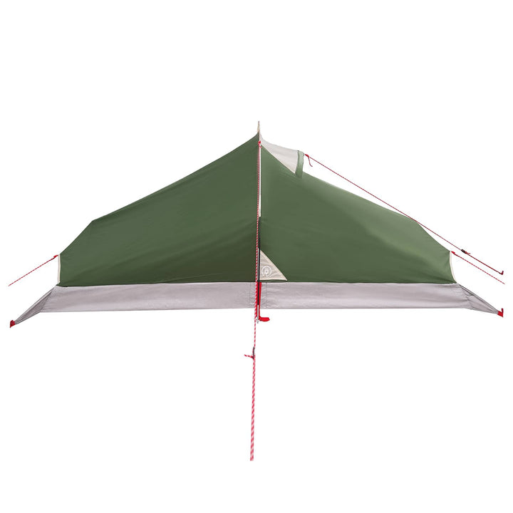 Backpacking Telt Grøn 4-personers 185T Polyester med PU Coating