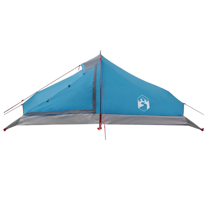 Backpacking Telt Blå 4-personers 185T Polyester med PU Coating