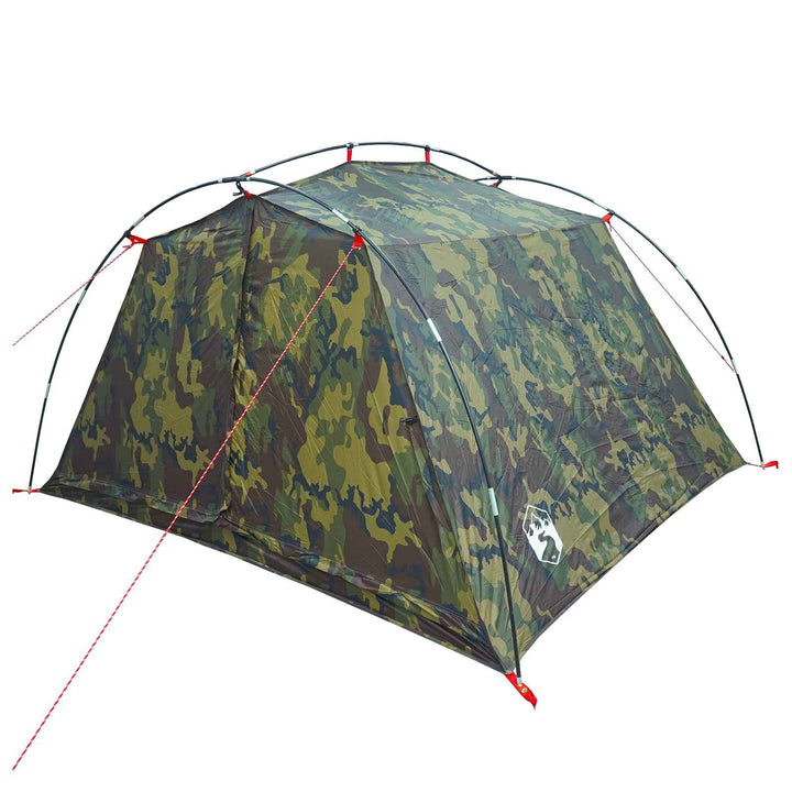 Tunneltelt Camouflage 4-personers 185T Polyester med PU Coating