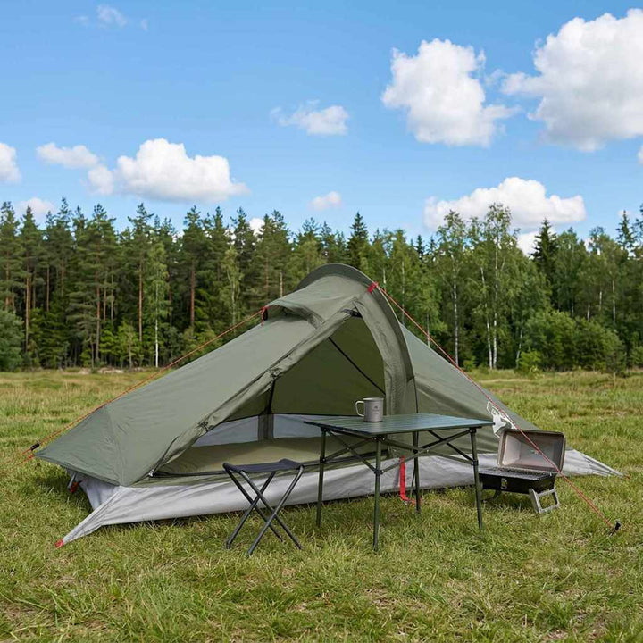 Backpacking Telt Olivengrøn 4-personers