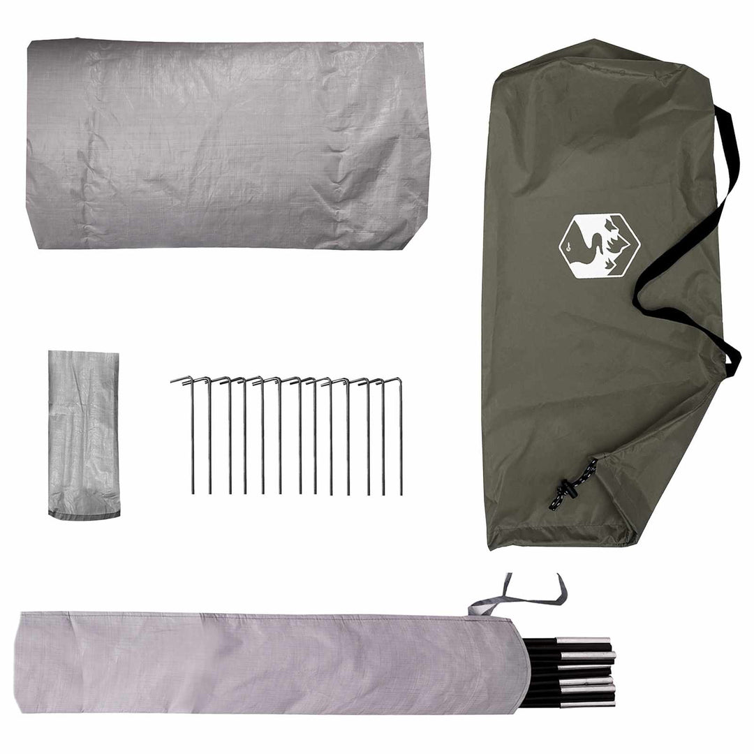 Backpacking Telt Olivengrøn 2-personers
