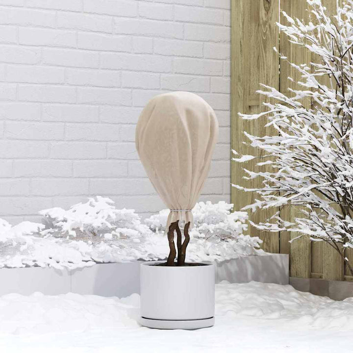 Frostbeskyttelsesplante fleece Beige 100 x 1,6 m Non-woven stof