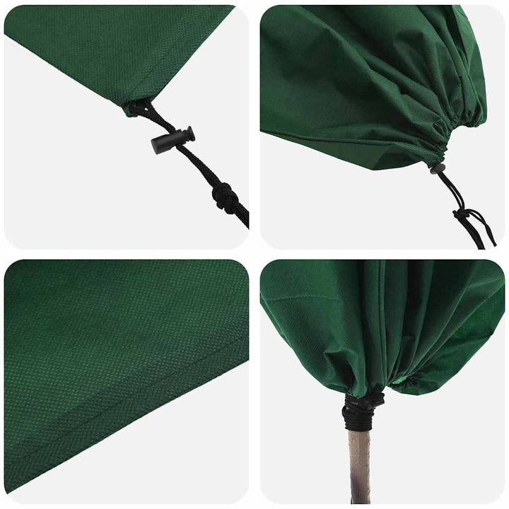 Frostbeskyttelses Plantefleece Dække 10 pcs Grøn 0,8 x 1,2 m