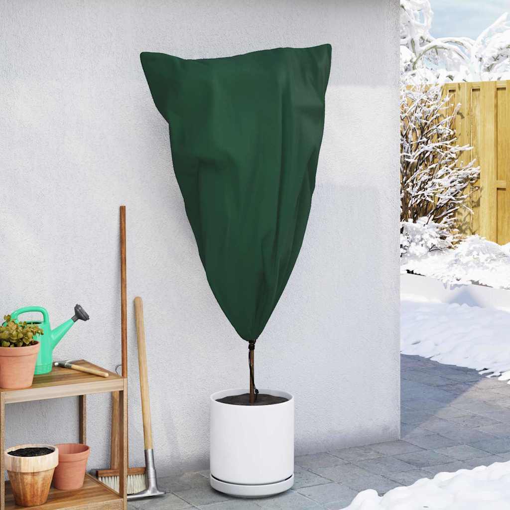 Frostbeskyttelses Plantefleece Dække 10 pcs Grøn 0,8 x 1,2 m