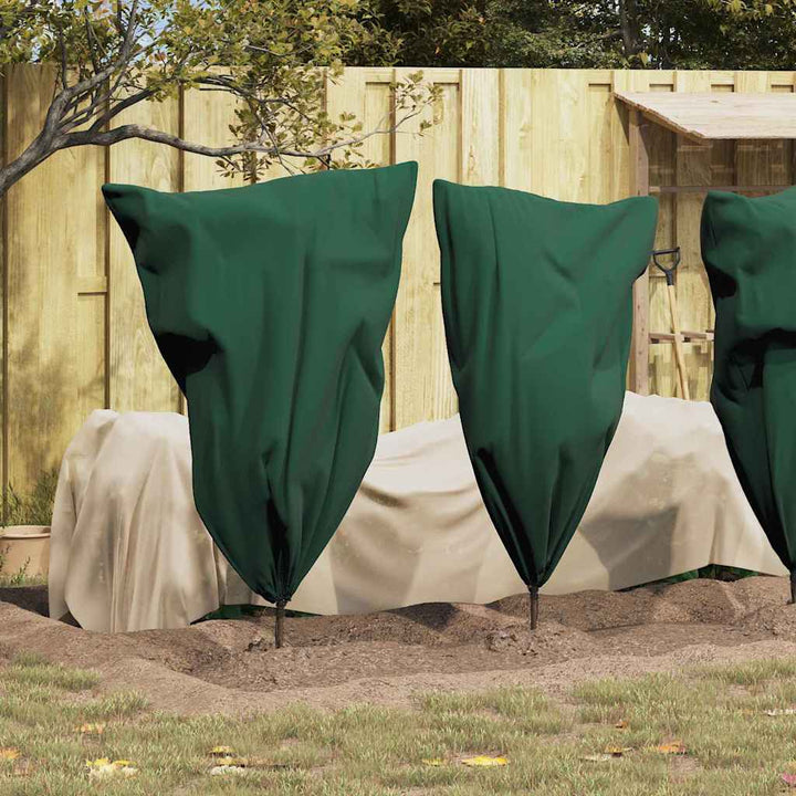 Frostbeskyttelses Plantefleece Dække 10 pcs Grøn 0,8 x 1,2 m