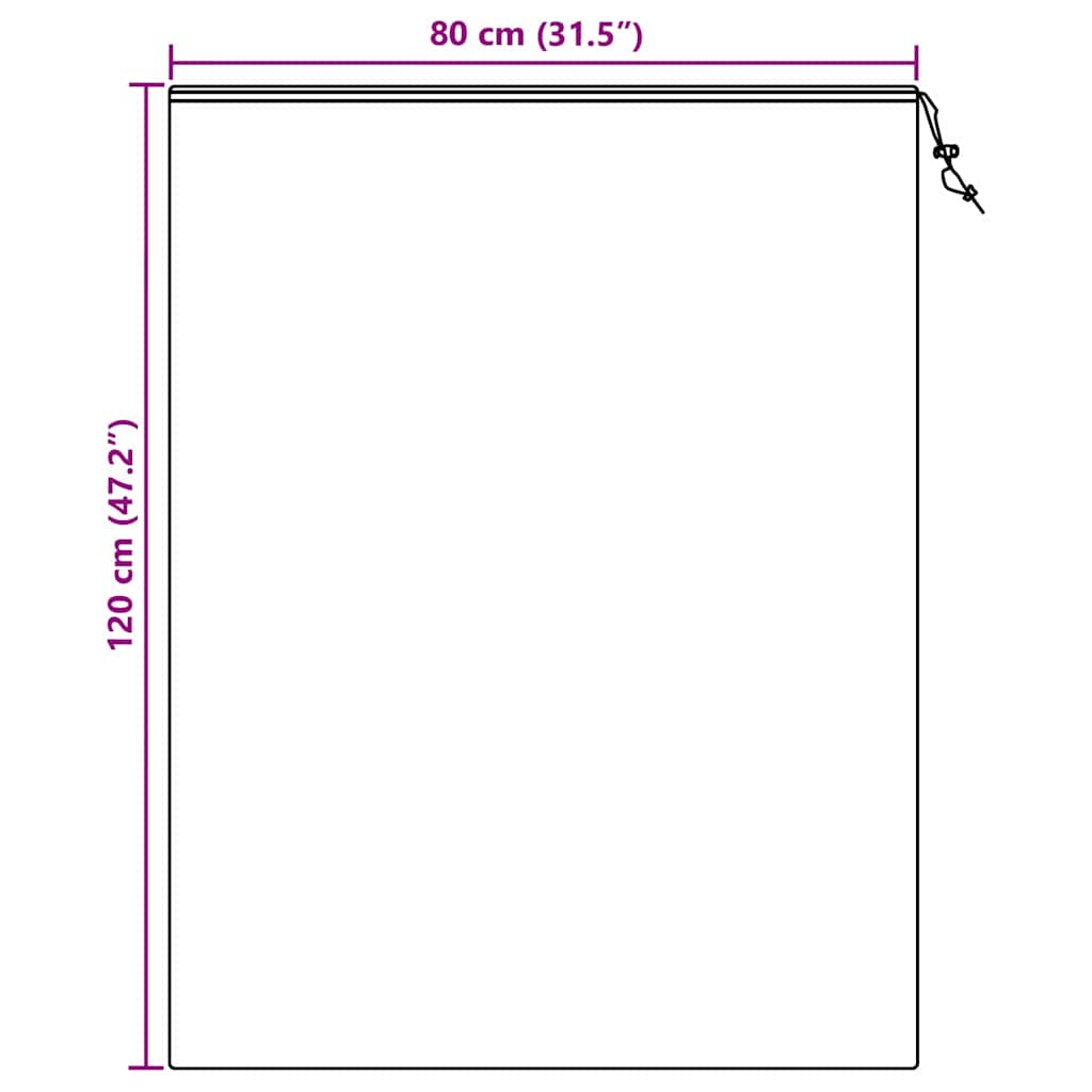Frostbeskyttelses Plantefleece Dække 10 pcs Grøn 0,8 x 1,2 m