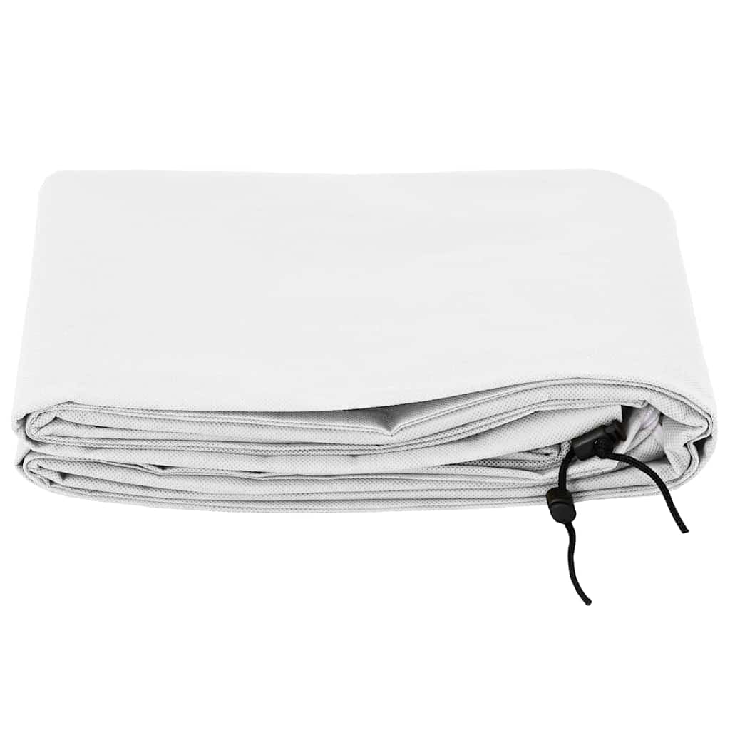 Frostbeskyttelses Plantefleece Dække 5 pcs Hvid 1,55 x 1,55 m
