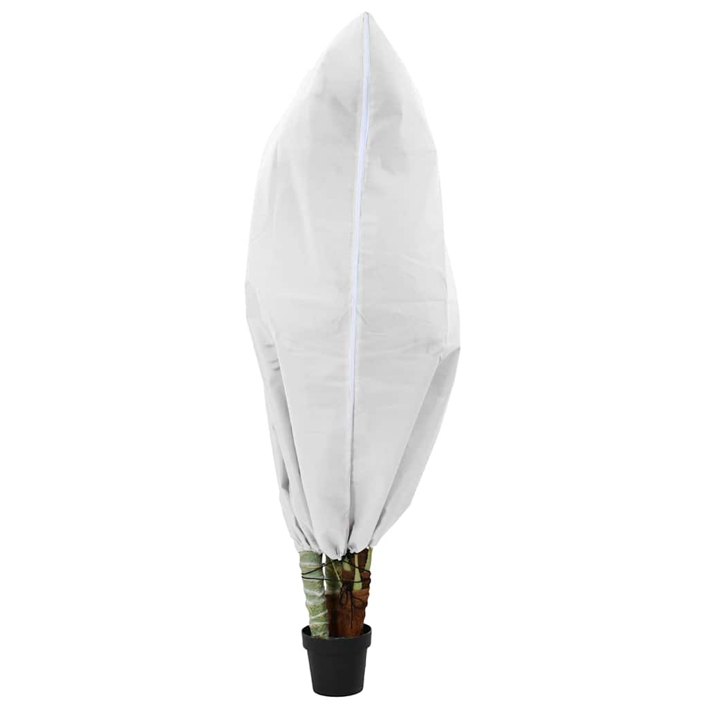 Frostbeskyttelses Plantefleece Dække 5 pcs Hvid 1,8 x 1,2 m
