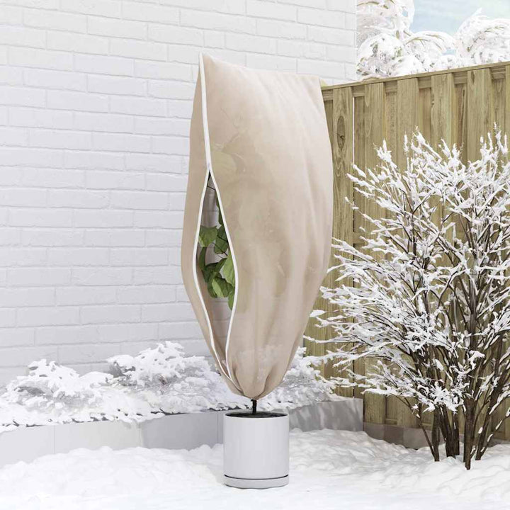 Frostbeskyttelses Plantefleece Dække 5 pcs Beige 1,8 x 1,2 m