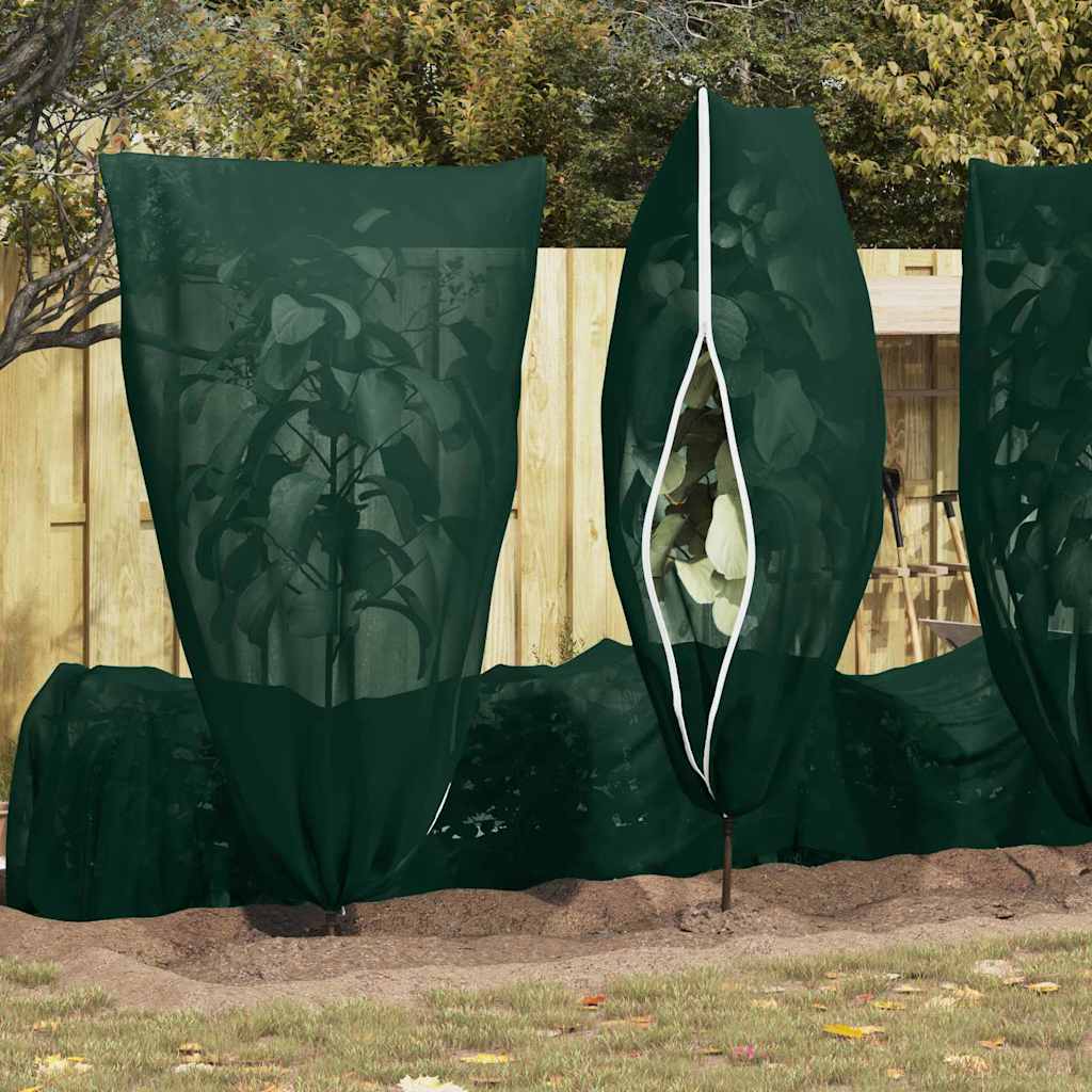 Frostbeskyttelses Plantefleece Dække 5 pcs Grøn 1,55 x 1 m