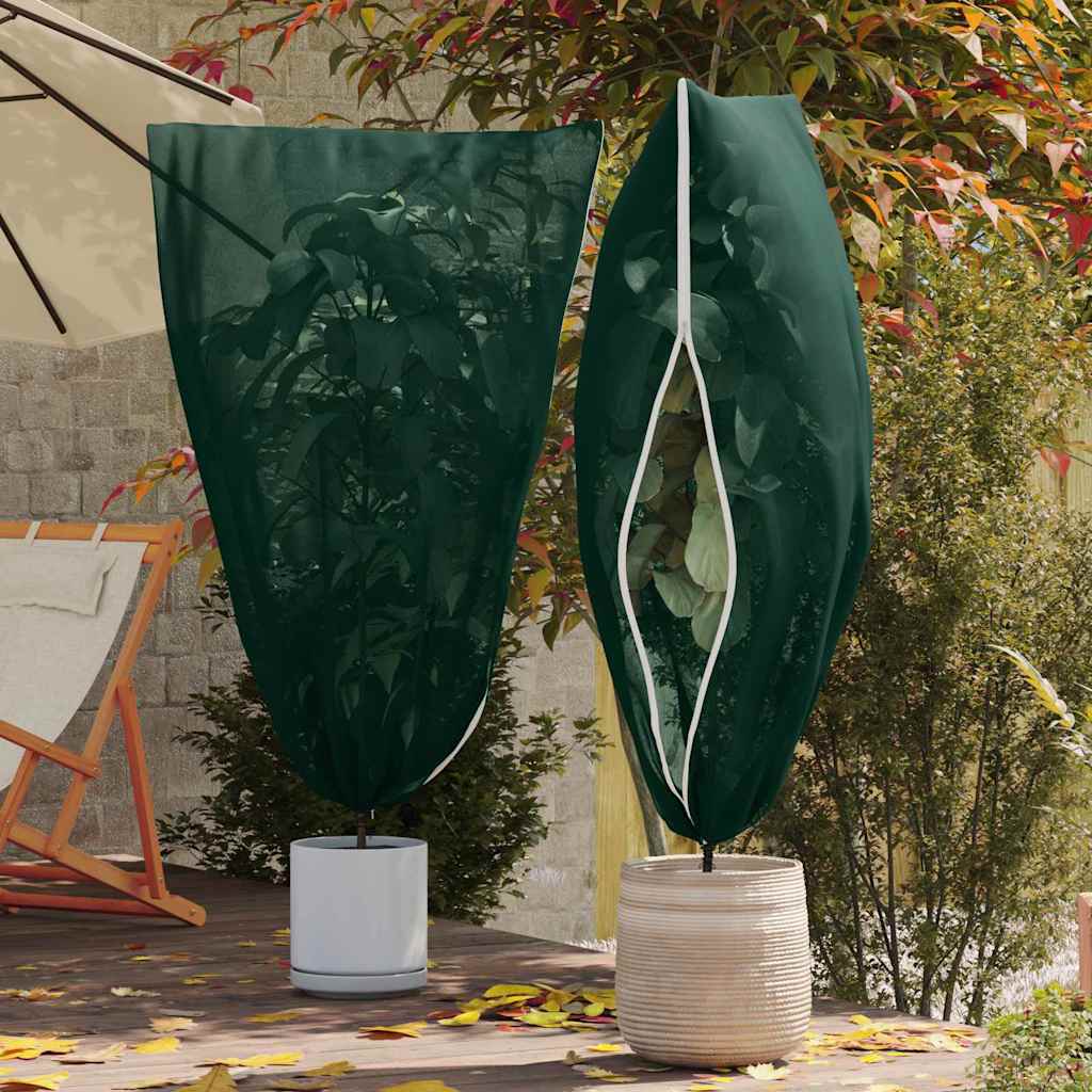 Frostbeskyttelses Plantefleece Dække 5 pcs Grøn 1,8 x 1,2 m