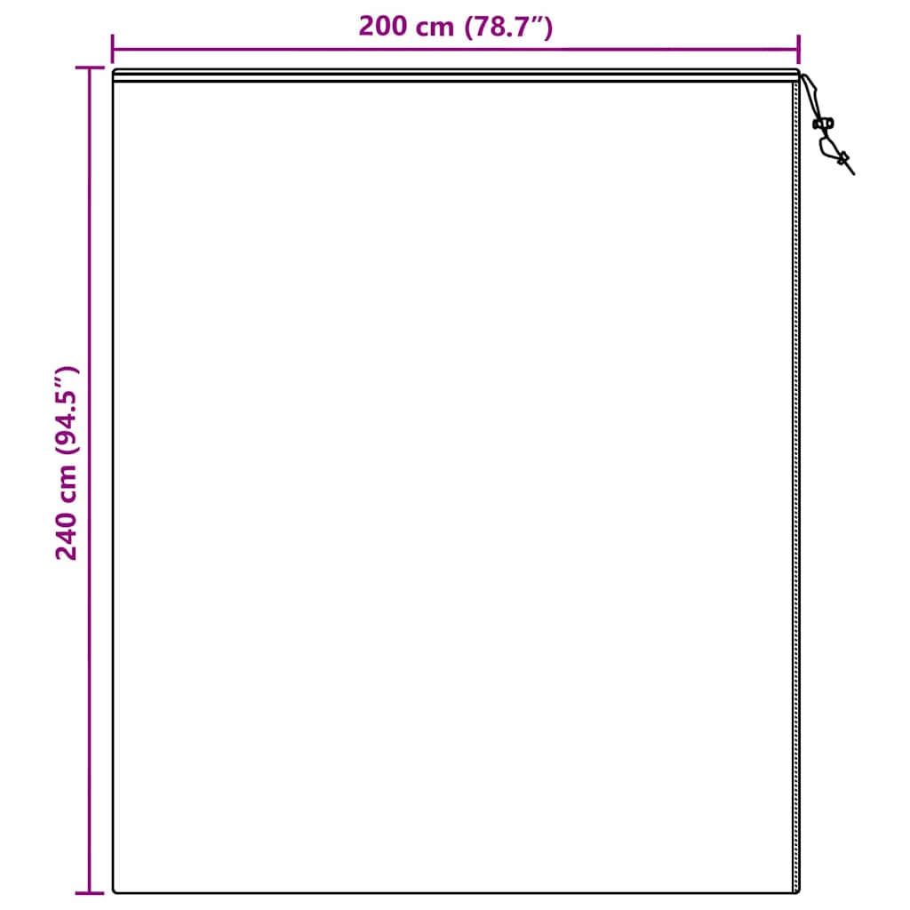 Frostbeskyttelses Plantefleece Dække 3 pcs Hvid 2,4 x 2 m