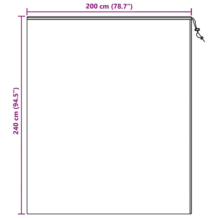 Frostbeskyttelses Plantefleece Dække 3 pcs Hvid 2,4 x 2 m
