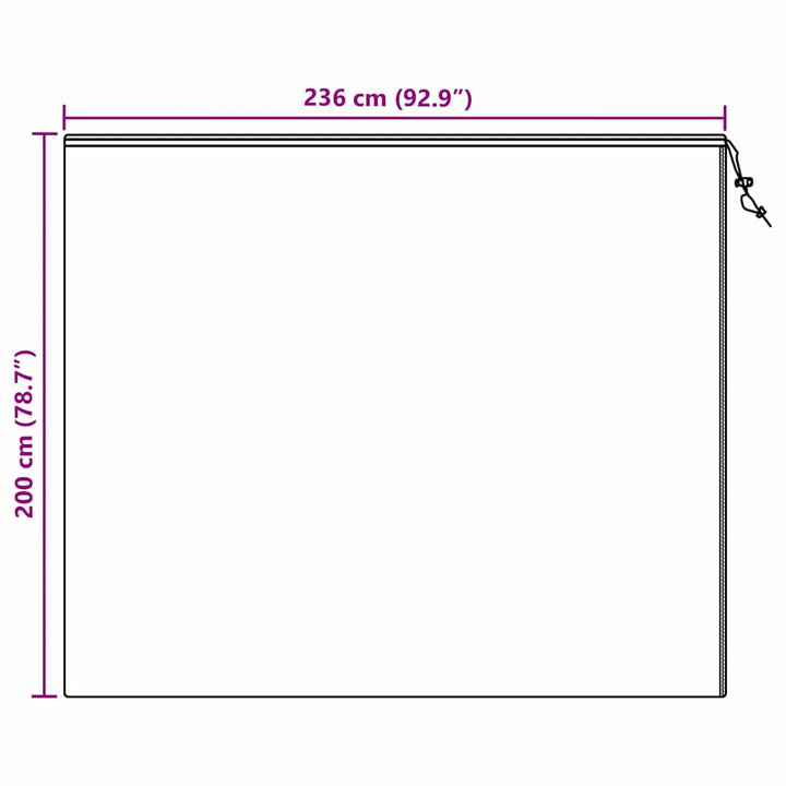 Frostbeskyttelses Plantefleece Dække 3 pcs Hvid 2 x 2,36 m