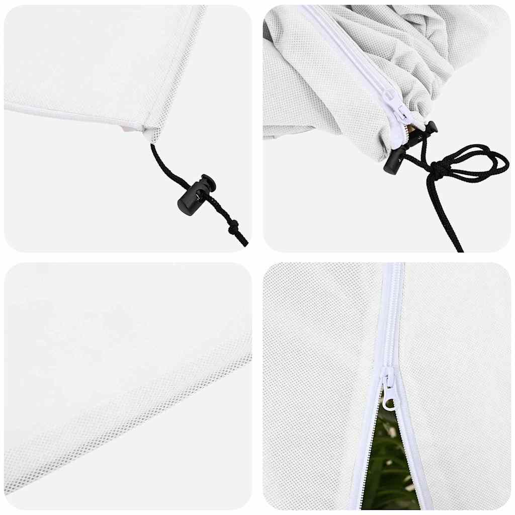 Frostbeskyttelses Plantefleece Dække 3 pcs Hvid 3,5 x 3,93 m