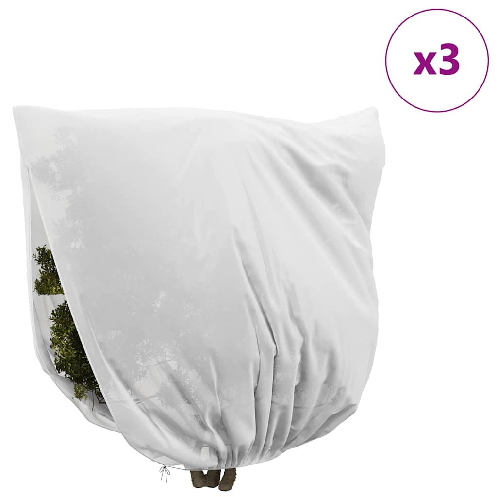 Frostbeskyttelses Plantefleece Dække 3 pcs Hvid 3,5 x 3,93 m