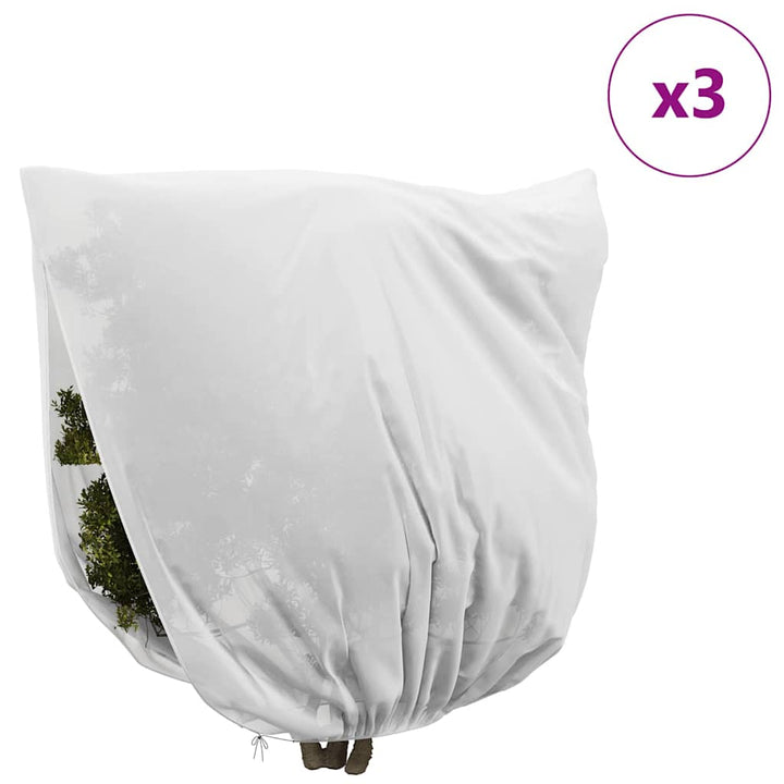 Frostbeskyttelses Plantefleece Dække 3 pcs Hvid 3,5 x 3,93 m