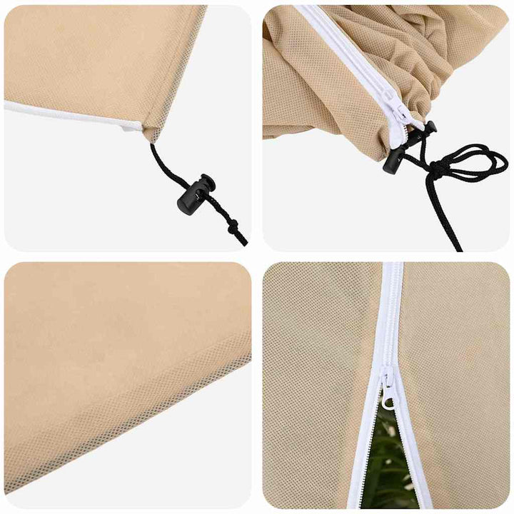 Frostbeskyttelses Plantefleece Dække 3 pcs Beige 2,5 x 3,14 m