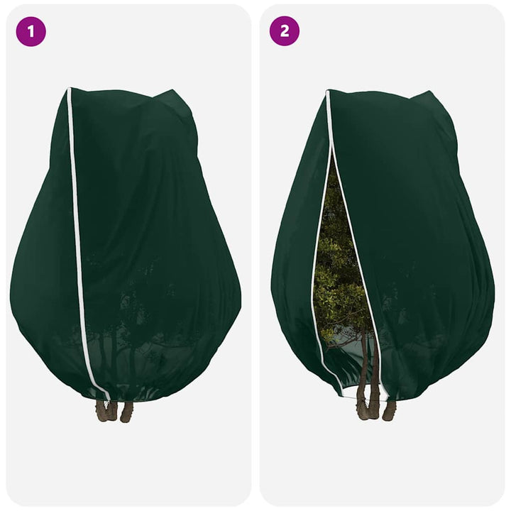 Frostbeskyttelses Plantefleece Dække 3 pcs Grøn 2,4 x 2 m