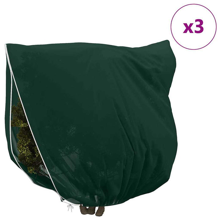 Frostbeskyttelses Plantefleece Dække 3 pcs Grøn 2 x 2,36 m
