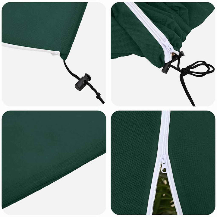 Frostbeskyttelses Plantefleece Dække 3 pcs Grøn 3 x 3,93 m