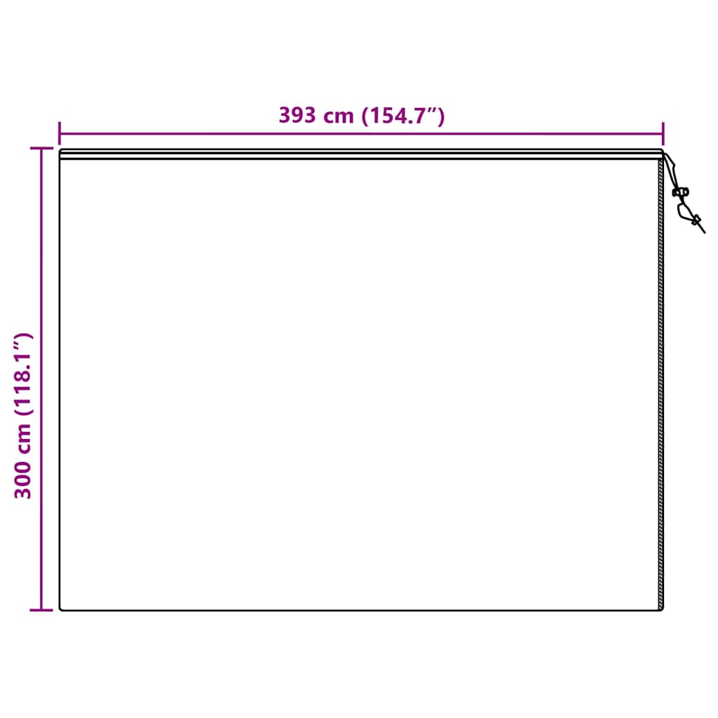 Frostbeskyttelses Plantefleece Dække 3 pcs Grøn 3 x 3,93 m