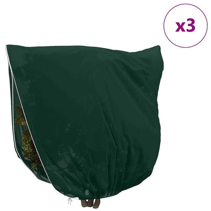 Frostbeskyttelses Plantefleece Dække 3 pcs Grøn 3 x 3,93 m