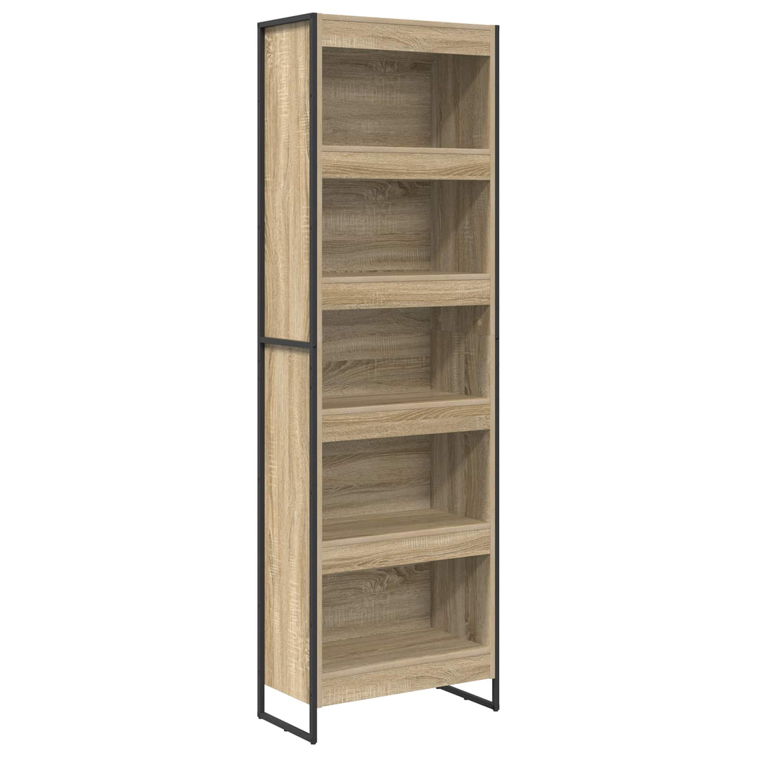 Bogskab 60 x 30 x 189,5 cm Konstrueret træ Sonoma