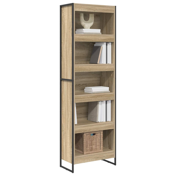Bogskab 60 x 30 x 189,5 cm Konstrueret træ Sonoma
