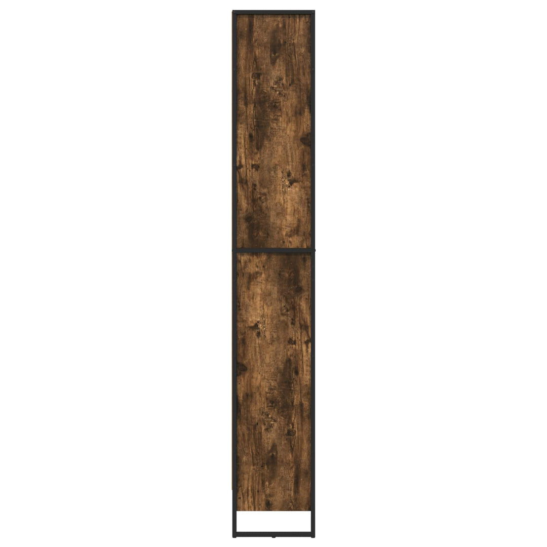 Bogskab 60 x 30 x 189,5 cm Konstrueret træ Røget Eg