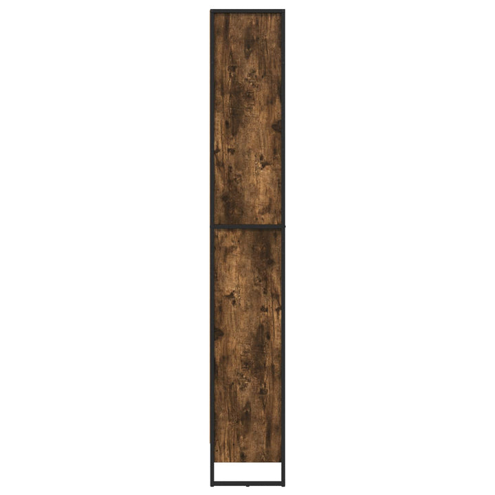 Bogskab 60 x 30 x 189,5 cm Konstrueret træ Røget Eg