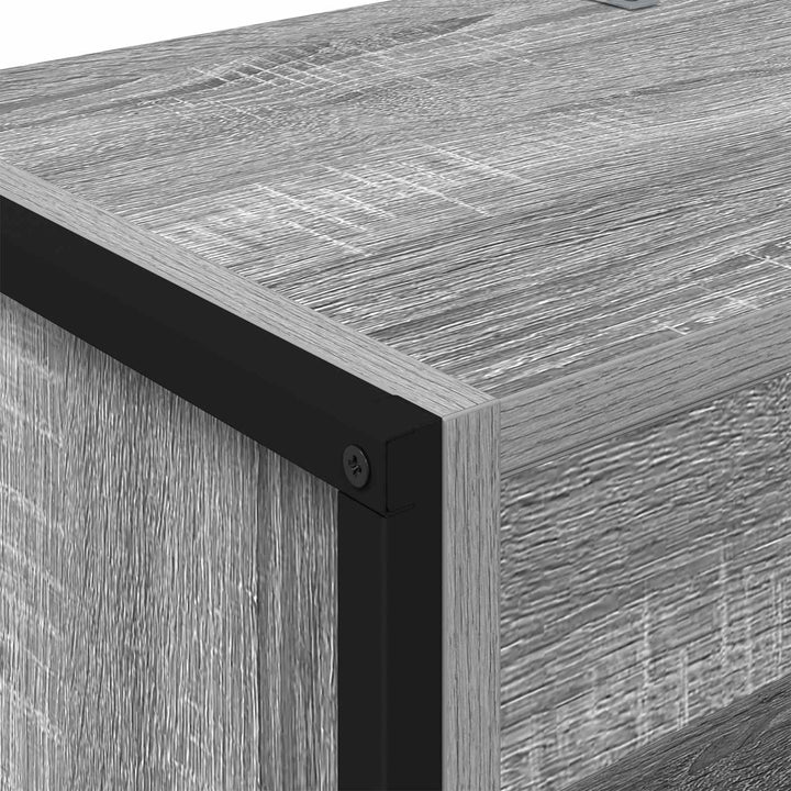 Bogskab 60 x 30 x 189,5 cm Konstrueret træ Grå Sonoma